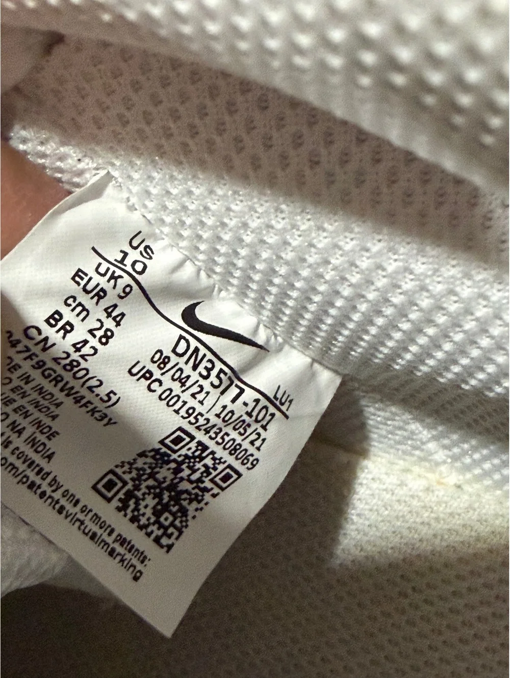 Size 10 - Nike Court Vision Mid Next Nature “White Black”